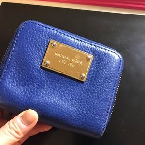 Michael Kors small wallet Blue